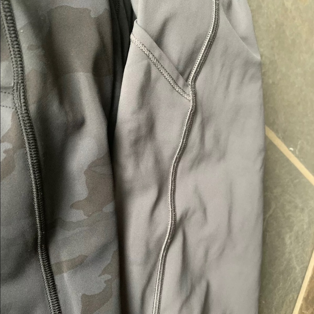 Lululemon Dark Carbon 7/8 Fast & Free Camo Bundle - Picture 9 of 10